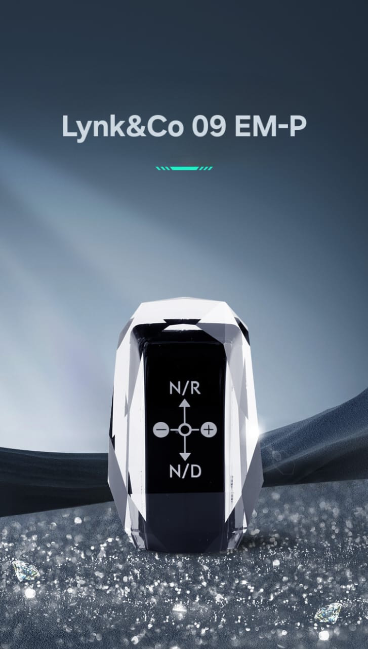 Хрустальная ручка селектора передач Lynk&Co 09 тип 1