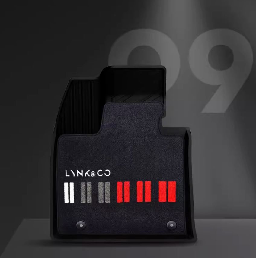 Коврики Lynk&Co 09 MHEV 7 мест в салон комбинированные