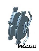 Тормозные колодки передние Lynk 09