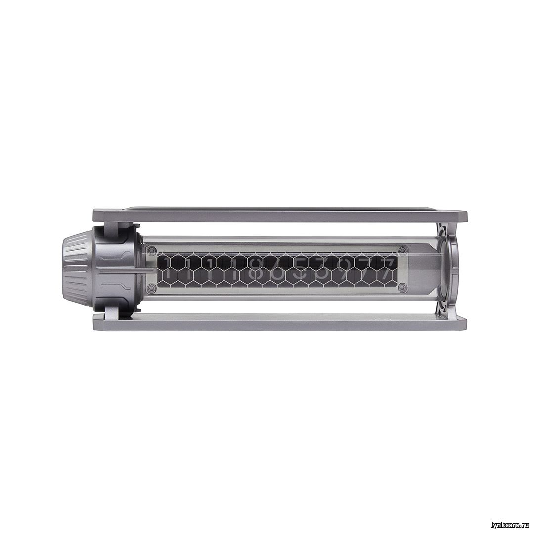 Устройство отображения номера телефона при парковке автомобиля с подсветкой и датчиком движения