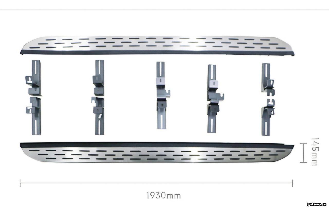 Пороги фиксированные для автомобилей Lynk&Co 09 EM-P