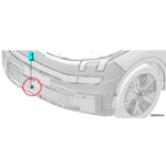 Передняя камера помощи при парковке (PAC) Lynk&Co 900