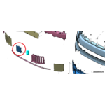 Нижняя центральная часть решетки радиатора Lynk&Co 900